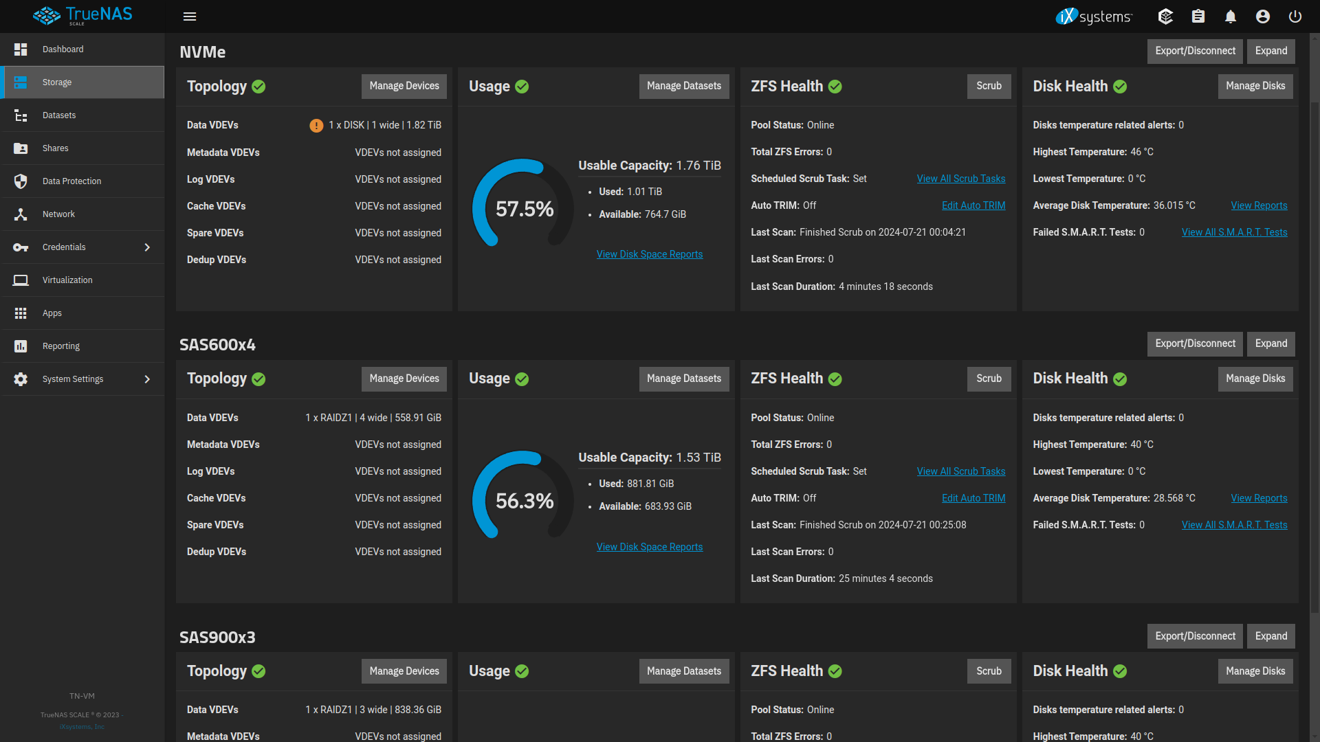 TrueNAS Storage